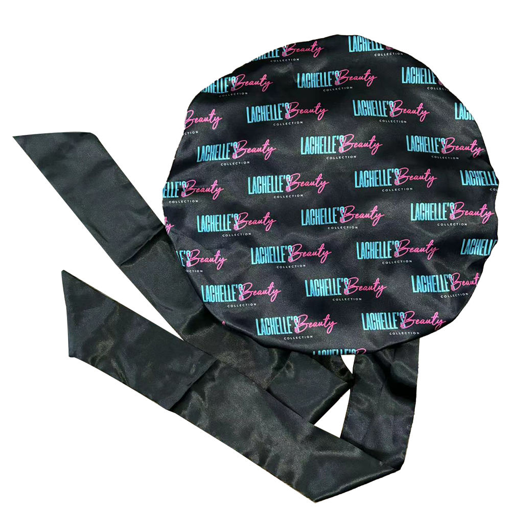 Reusable Shower Cap For Men & Women - Leak Proof Hair Protection With Comfortable Elastic Band (Orange, Medium)