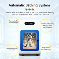 Machine à laver et à sécher pour animaux domestiques (chiens, chats, moutons) en acier inoxydable 110-240V, utilisation en salle de bain ZCD8803M