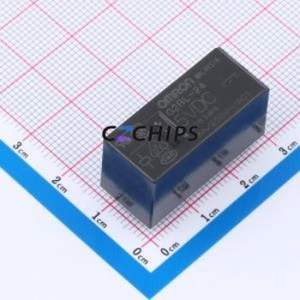 G2RL-24 DC5 Power Relay Through hole Relay 5V 2 Changeover: 2C (DPDT-Changeover)::: 440V-AC/300V-DC Silver Alloy (Cadmium Free) - Product Image 1