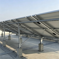 Supports de montage personnalisés pour systèmes solaires CE, pour rails de montage sur toit/sol, pinces galvanisées à chaud, surface 20-25