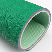 Tapis de sol en PVC JS terrain de basket de balle de cornichon de Badminton stable hermétique anti-dérapant pour sol sportif