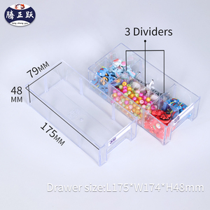 Tengzhengyue 40 lưới kết hợp loại Nhựa thành phần Hộp ngăn kéo loại nhỏ và phụ kiện phân loại lưu trữ - Product Image 2