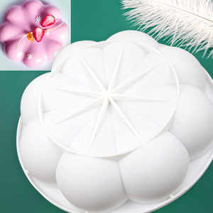Moule à pâtisserie en silicone écologique ShuXin, résistant au four, forme de fleur à huit pétales, lavage à la main uniquement, modèle YZ-64 - Product Image 4