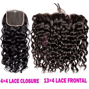 13x4 xoăn ren đóng cửa cho phụ nữ da đen thực Việt lớp biểu bì phù hợp sâu xoăn tóc mở rộng ren đóng cửa và phía trước - Product Image 6