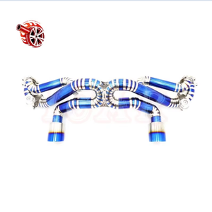 Système d'échappement en titane poli miroir haute performance de 1,5 mm d'épaisseur pour Porsche GT3RS/GT4 992 (2020-) avec tuyau d'échappement - Product Image 2