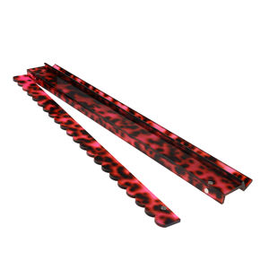 Support en acrylique rose tortue de 20 pouces pour 14 tuiles de mahjong, support de règle de mahjong portable avec gravure de LOGO - Product Image 2