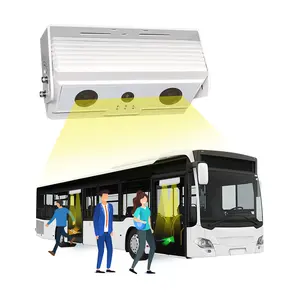 Passenger counter contador de pasajeros Easy to install can be installed tilted bus people counter camera bus head counter