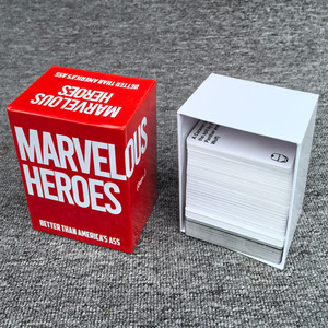 <span class=keywords><strong>Jeu</strong></span> <span class=keywords><strong>de</strong></span> cartes personnalisable Marvelous Heroes et <span class=keywords><strong>jeu</strong></span> <span class=keywords><strong>de</strong></span> société <span class=keywords><strong>de</strong></span> fête - <span class=keywords><strong>Jeu</strong></span> interactif émotionnel avec des cartes en papier dans un emballage en boîte <span class=keywords><strong>de</strong></span> couleur - Product Image 2