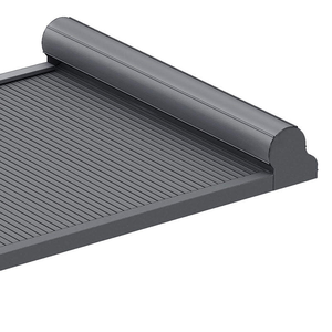 Pare-soleil <span class=keywords><strong>enroulable</strong></span> en alliage d'aluminium durable <span class=keywords><strong>de</strong></span> 55 mm au design moderne avec fixation par vis pour <span class=keywords><strong>porte</strong></span> et usage extérieur Garantie 1 an - Product Image 2