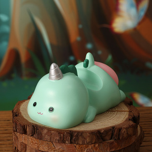 Support de téléphone en résine en forme d'animal mignon, ornement de bureau de dessin animé, support stable, cadeau personnel - Product Image 4