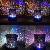 Veilleuse Star Master pour nouveau cadeau romantique Led incroyable Cosmos Sky projecteur lampe étoilée rêve rotatif Globo Mini plat lune