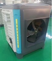 Hawaii nouveau 25000m3/h moteur à courant alternatif tuyau à haut volume d'air climatiseur évaporatif refroidisseurs d'air muraux