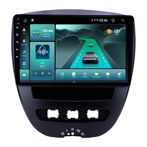 Radio de coche Android BT5.4 para Peugeot 107 Citroen <span class=keywords><strong>C1</strong></span> para Toyota Aygo 2005-2014 reproductor de vídeo Multimedia navegación GPS Carplay DSP - Product Image 1