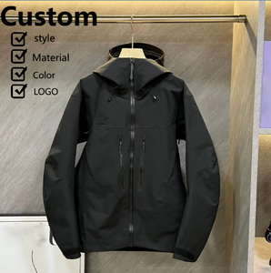 Impermeable de Senderismo Estilo Neutral con Carcasa Rígida, Material 100% Fibra de Poliéster, Diseño Impermeable de Tres Capas para Exteriores - Product Image 1
