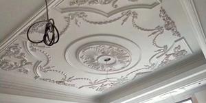 Plafonnier en polyuréthane ultraléger, décoration de <span class=keywords><strong>plafond</strong></span> ronde, 80cm, blanc, <span class=keywords><strong>pour</strong></span> salon, hôtel, mariage - Product Image 6