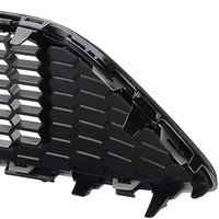 Grille centrale supérieure avant en nid d'abeille noire pour Ford Focus 2015-2018 par Bento