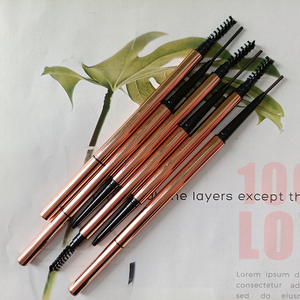 <span class=keywords><strong>Crayon</strong></span> à sourcils <span class=keywords><strong>gris</strong></span> noir longue durée de marque privée avec brosse usine de maquillage minéral en gros Options OEM/ODM - Product Image 3
