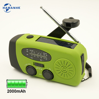 Notfall überleben Fm Am Noaa Wetter radio Solar Handkurbel USB-Aufladung Digital anzeige Wecker Radio
