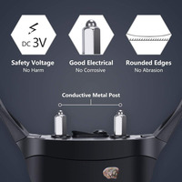 Professionelle Zweikanal-Hundetrainer-Fernbedienung mit 600m Reichweite, LED-Anzeige, Ton-, Vibrations- und Statischer-Stimulationsmodi