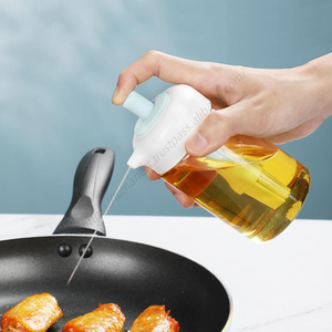 Bouteille pulvérisatrice vide en verre pour barbecue et cuisine, avec pinceau applicateur, modèle CXT099, vente en gros - Product Image 3