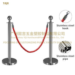 Top-Top paslanmaz çelik kuyruk kutup standı Q yöneticisi Stanchion araba gösterileri için kalabalık kontrolü için bankalar oteller müze - Product Image 5