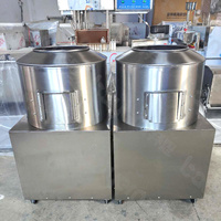 Machine à éplucher les pommes de terre automatique commerciale, machine à éplucher le taro et les patates douces, machine à laver et éplucher les pommes de terre