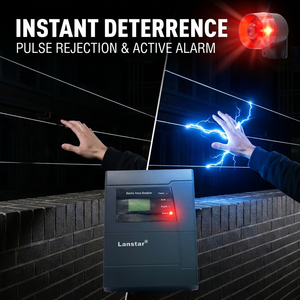 Lanstar LX-2018SCD Elettrificatore per Recinzioni Elettriche a Zona Singola in Plastica, 500m, con Allarme, Impermeabile, Facile da Assemblare, per Recinzioni di Sicurezza - Product Image 3