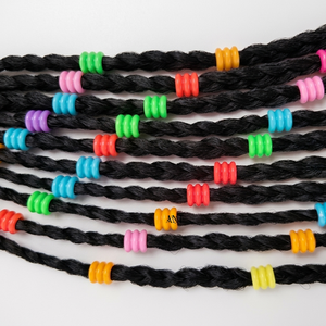 Extension <span class=keywords><strong>per</strong></span> capelli a coda di cavallo intrecciata <span class=keywords><strong>per</strong></span> bambine con perline colorate, elastico <span class=keywords><strong>per</strong></span> capelli sintetico a treccia <span class=keywords><strong>per</strong></span> ragazze, accessorio <span class=keywords><strong>per</strong></span> capelli <span class=keywords><strong>per</strong></span> uso quotidiano e feste - Product Image 2