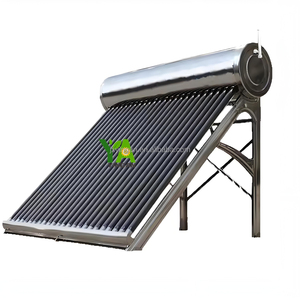 Conjunto de <span class=keywords><strong>calentador</strong></span> de agua <span class=keywords><strong>solar</strong></span> compacto de acero inoxidable de 200 litros, tubos de vacío, ahorro de energía eléctrica para uso doméstico, sol - Product Image 3