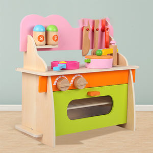 Jouets éducatifs Montessori les plus vendus, cuisine en bois multifonctionnelle, vente directe du fabricant pour garçons et filles - Product Image 3