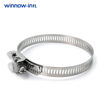 Collier de serrage rapide en acier inoxydable à visser pour tuyau d'air