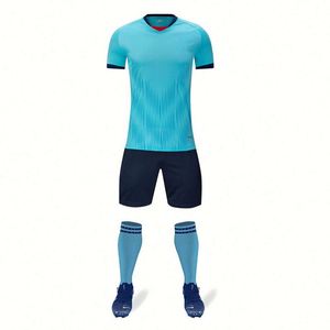 Factory Wholesale <b>Red</b> Plus Size Sportswear Breathable Quick Dry 100% Polyester Soccer Uniform With Customization Logo - Product Image 2