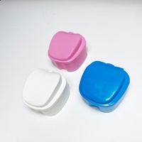 Boîte de rangement pour prothèses dentaires en plastique personnalisée OEM avec logo sur mesure pour la vente en gros