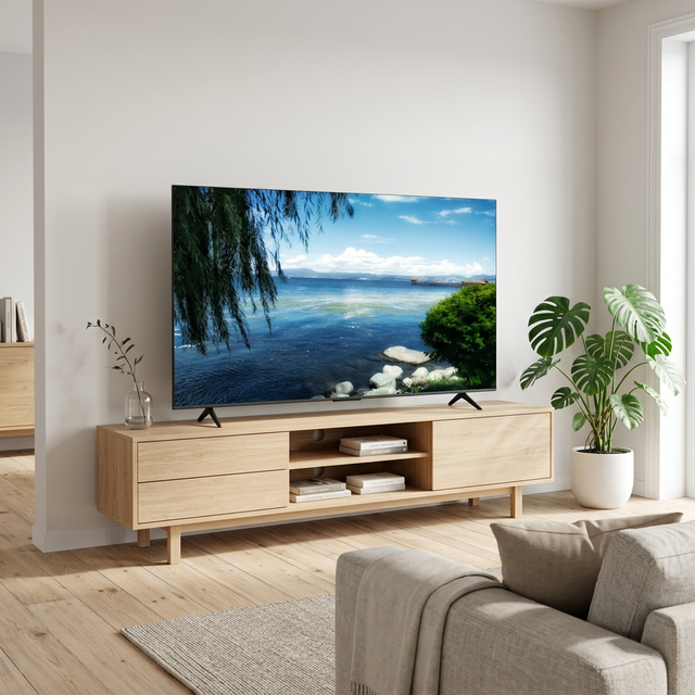 Smart LED 43-Inch TV Frameless Android GoogleWiFi 4K Ultra HD Variety Sizes 32 50 55 65 75 85 Inches HDTV Definition