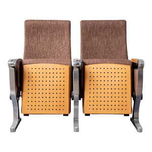 Sillas de Auditorio Pilot, Asientos de Madera Maciza para Salón de Conferencias, Muebles para Teatro Escolar - Product Image 1