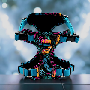 Harnais pour chien doux sans traction réglable gilet confortable pour animaux de compagnie pour petits chiens de taille moyenne facile à mettre et à enlever - Product Image 1