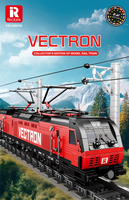 Reobrix-Bloc de Construction de Train Ferroviaire pour Enfant, Jouet de Construction, Cadeau de Noël et d'Anniversaire, Nouveauté 66019