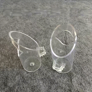 Nuova Mangiatoia per Uccelli in Acrilico Anti-Schizzo, Ciotola Anti-Rifiuto per Piccoli Uccelli, Contenitore Trasparente Anti-Sporco per Semi da Gabbia - Product Image 1