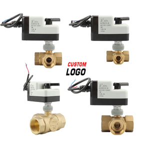 DC12V24V AC110V220V actionneur de vanne électrique à 2 voies vanne à boisseau sphérique motorisée en acier inoxydable vanne de contrôle de débit motorisée en laiton - Product Image 4