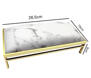 Almohada de Mano Premium Cómoda de Mármol Blanco Personalizada para Uñas con Tapete, Almohada de Mano para Arte de Uñas - Product Image 2