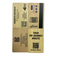 Noyer bois Nfc gravé Logo personnalisé contrôle d'invitation hôtel carte-clé vierge Rfid bambou carte de visite