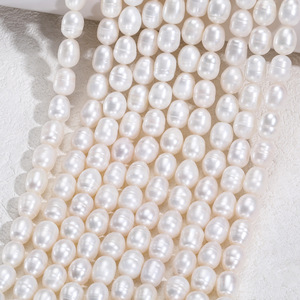 ไข่มุกน้ำจืดธรรมชาติจากผู้ผลิตโดยตรง แสงสว่างสวยงาม ไข่มุกเปลือยกึ่งสำเร็จรูป สำหรับงาน DIY ไข่มุกแบบเม็ด - Product Image 4