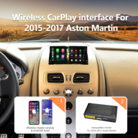 Interfaz Inalámbrica CarPlay y Android Auto para Aston Martin Vantage, Rapide, DB9, Vanquish de los Años 2015-2017