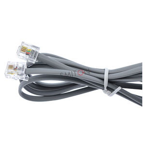Copper RJ11 Telephone Line 6P4C Indoor Telephone <strong>Cords</strong> Cables <strong>1ft</strong> 3Ft 7ft Flat Telephone <strong>Patch</strong> <strong>Cord</strong> - Product Image 3