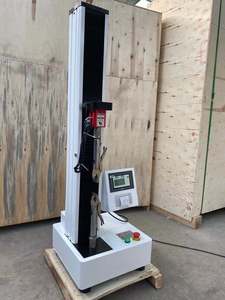 ASTM D903 Tabletop độ bền kéo <span class=keywords><strong>Tester</strong></span> vật liệu phổ lột rách kháng thử nghiệm máy cho vải da cao su - Product Image 5