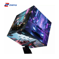 Display LED Cubo 8K Impermeabile a 360° Visibile, Leggibile alla Luce Solare, Disponibile a 4-6 Lati, Insegna Pubblicitaria Creativa per Interni/Esterni