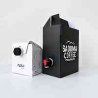 Distributeur de café professionnel en carton 96 oz avec sac BIB aseptique pour l'emballage en gros de café