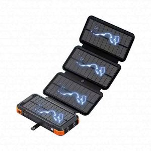 Panel Solar Plegable con Banco de Energía Solar de 30000mah/50000mah, Linterna Solar y Cargador de Teléfono Móvil - Product Image 2
