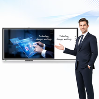 Pantalla Interactiva Inteligente EIBOARD de 94 Pulgadas, 4K LED IR, 20 Puntos Táctiles, Antideslumbrante, para Centros Educativos Asiáticos, Escuelas de Repetición y Capacitación