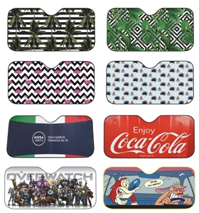 Bán Buôn Tùy Biến Cửa Sổ Xe Che Nắng Kỹ Thuật Số In Xe Visor Che Nắng Bảo Vệ Có Thể Gập Lại Tông Phổ - Product Image 4